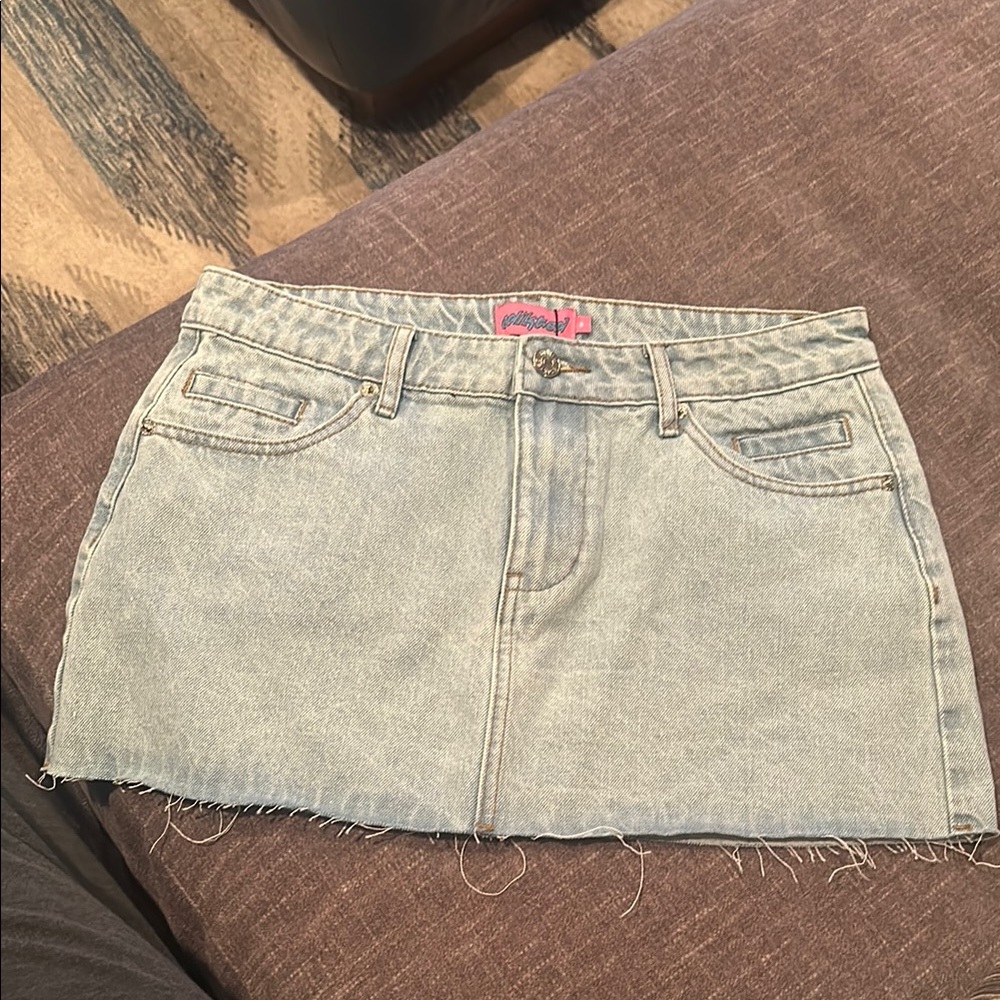 Edikted denim skirt size M